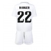 Real Madrid Antonio Rudiger #22 Hemmaställ Barn 2022-23 Korta ärmar (+ Korta byxor)